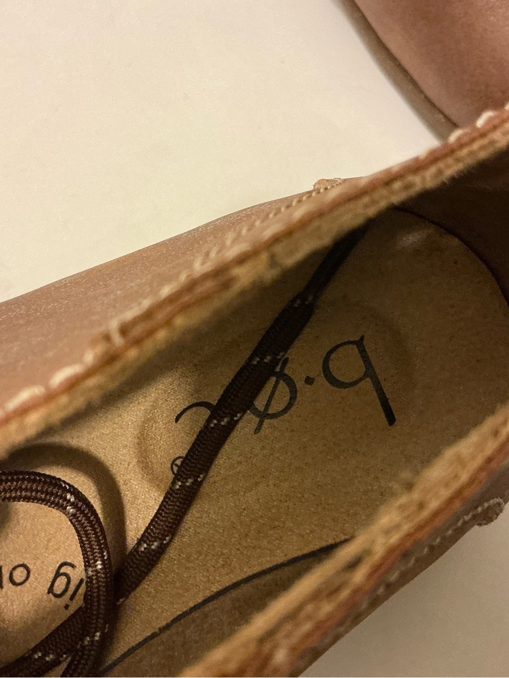 Born Sabelle Brown Lace-Up Ankle Booties women’s size 8 - Picture 5 of 7